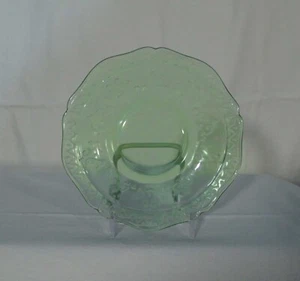 Federal Glass Patrician Green Saucer Spode 5-7/8 Inches USA - Picture 1 of 3