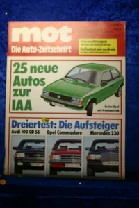 MOT 12/79 Opel Kadett D Commodore Audi 100 CD 5 S Mercedes 230 - Foto 1 di 1