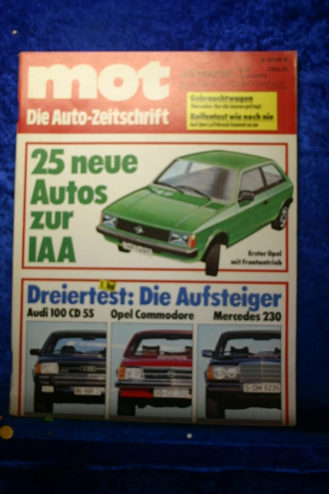 MOT 12/79 Opel Kadett D Commodore Audi 100 CD 5 S Mercedes 230 - Immagine 1 di 1