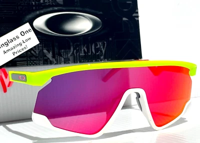 NEW Oakley BXTR Retina Burn Neon & Red PRIZM Road Ruby Lens Sunglass 9280-06 - Image 1 of 4
