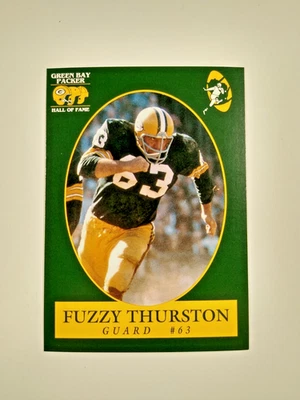 1992 Champion Cards Green Bay Packer Hall of Fame Fuzzy Thurston #102 - Image 1 of 2