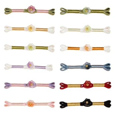 5Pcs Cheongsam Button Flower Traditional Chinese Knot Buttons for Clothing - Image 1 of 4