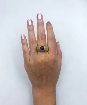 Anillo Tiffany & Co. Schlumberger Studios Lapislázuli Oro Amarillo 18k Foto 1 de 4
