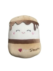 Squishmallows Kellytoy Plush Food Carmelita Love You S'more 12” Valentine Squad - Picture 1 of 11
