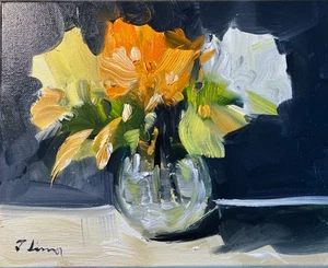 JOSE LIMA OIL PAINTING IMPRESSIONIST ART COLLECTIBLE 8x10 - Picture 1 of 3