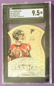 2015 Panini Prizm Matt Ryan Air Marshalls Gold Vinyl Die Cut Prizm /5 SGC 9.5 - Picture 1 of 2