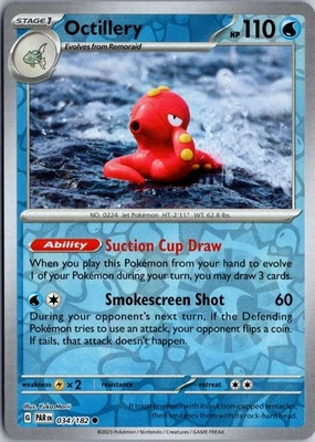 Octillery - SV04: Paradox Rift #034/182 Reverse Holo Common - Image 1 of 2