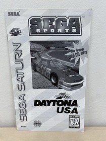 Daytona USA Sega Saturn SS Instruction Manual Booklet 