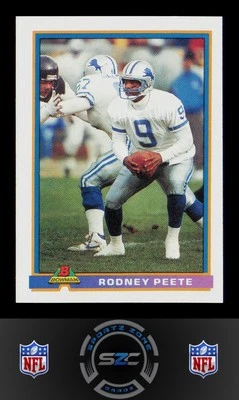 Rodney Peete - 1991 Bowman Card# 150 - Image 1 of 2