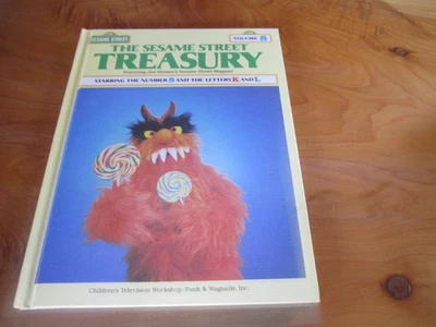 H/C BOOK THE SESAME STREET TREASURY VOLUME 8 JIM HENSON 1983 *** GREAT *** - Image 1 of 3