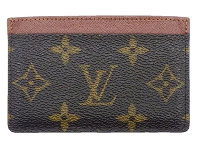 Buen Auténtico Estuche para Tarjetas LOUIS VUITTON M61733 Porto Cartier Muestra Monograma LV F/S Foto 1 de 4