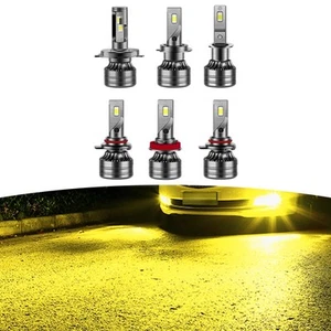 LED Headlights H1 H4 H7 H11 9005 9012 Bright Lighting for Night Driving - Picture 1 of 22