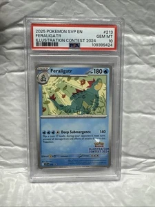 PSA 10 Feraligatr SVP 213 Illustration Contest 2024 Promo Low POP - Bild 1 von 2
