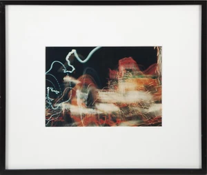 JERRY LEWIS ORIGINAL ABSTRACT ART PHOTOGRAPH, FRAMED FROM 2014 EXHIBIT - Picture 1 of 8