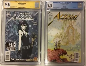 2x CGC 9.8 ACTION COMICS 894 Cvr A SIGNED FINCH & 1:10 Russel VARIANT 1st DEATH - Picture 1 of 12