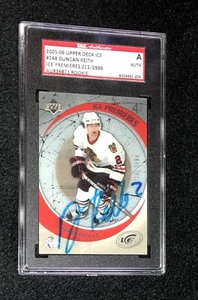 DUNCAN KEITH SIGNED 2005/06 UPPER DECK ICE ROOKIE CARD #148 SGC AUTHENTICATED - Picture 1 of 1