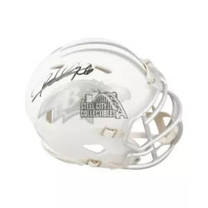 Rod Woodson Autographed Baltimore Ravens Ice Mini Football Helmet - BAS COA - Picture 1 of 1