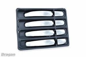Door Handle Chrome Trims For Ford Transit Tourneo Custom 2013+ 9pc ABS Plastic - Picture 1 of 1
