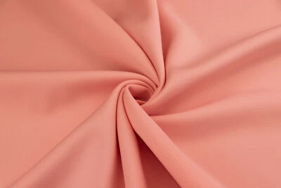 Plain Scuba Jersey Fabric 25+ Colours 2-way Stretch Spandex Knit FS075 Per Metre - Image 1 of 4