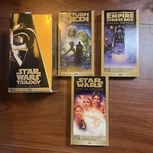 Star Wars Trilogy - Special Edition (VHS, 1997) Gold Box PAL - Picture 1 of 15