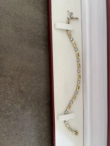 14kt Gold Diamond Bracelet Vintage Antique - Picture 1 of 3