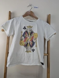 Rock Your Kid Boys T-shirt King Of Clubs Graphic Size 8 - Picture 1 of 8