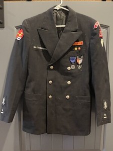 Boy Scout Vintage Sea Explorer Uniform Jacket Eagle Quartermaster Ship Patch