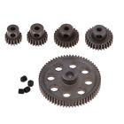 17-64T Metal Spur Differential Gear Motor Pinion Cogs Set For Hsp 1/10 Rc Cars C