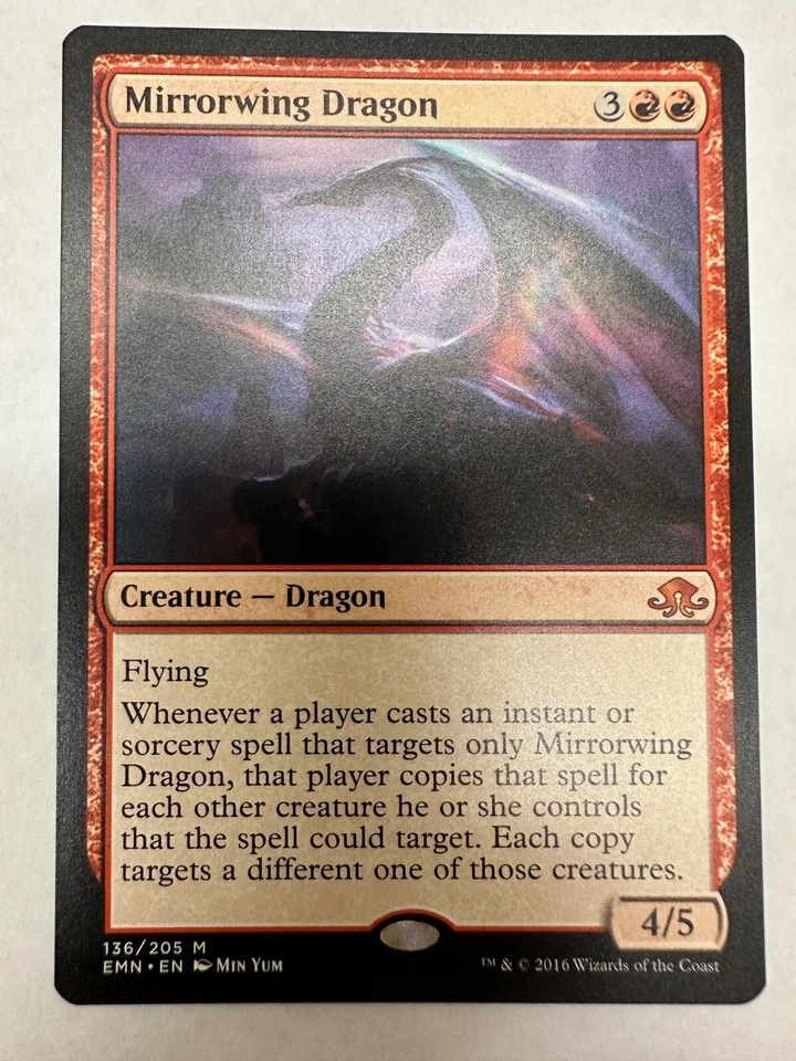 MTG Mirrorwing Dragon - Eldritch Moon Mythic 136 NM Pack Fresh - Magic - Image 1 of 1