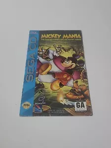 Mickey Mania: The Timeless Adventures of Mickey Mouse Sega CD, 1994 NUR HANDBUCH - Bild 1 von 2