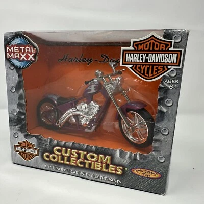 Harley-Davidson 1:17 Diecast Dyna Wide Glide Metal Maxx Spin Master 2001 NEW - Image 1 of 4