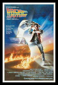 MICHAEL J. FOX BACK TO THE FUTURE 1985 FRAMED MOVIE POSTER - 3 SIZES TO CHOOSE