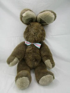 Applause Brown Rabbit Bancroft Plush Bunny 17 Inch 1985 Stuffed Animal Toy - Picture 1 of 8