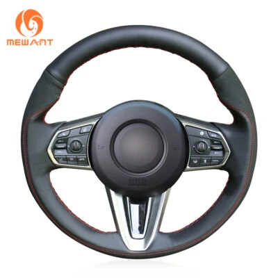 For Acura RDX 2018-2019 Steering Wheel Cover Custom Full Wrap Hand Stitching - Изображение 1 из 4