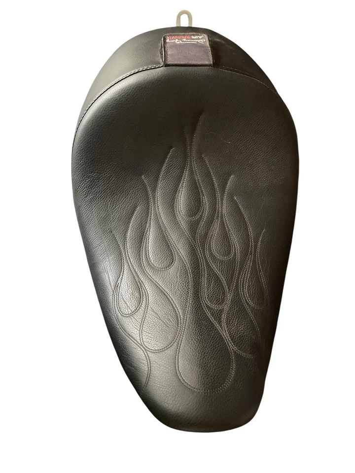 "Asiento individual Danny gris con cuna de velocidad para bicicletas de turismo Harley Davidson 22"" X 14""" Foto 1 de 4