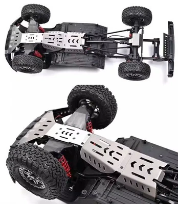 Metal Chassis Armor Skid Plate for KM 1/8 Raptor F150 RC Truck Upgrade Parts DIY - Image 1 of 4