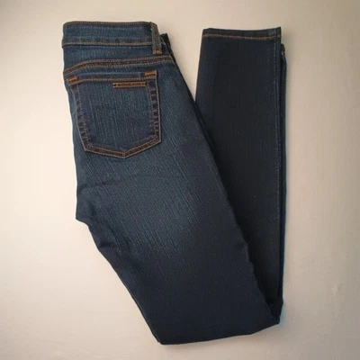 Pantalones de mezclilla Michael Kors talla 2 tiro bajo pierna ajustada lavado oscuro Foto 1 de 4