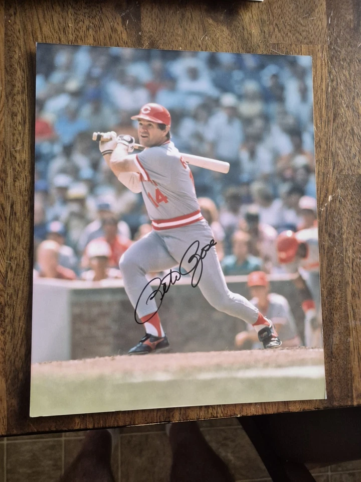 Foto firmada de Pete Rose 8x10 Foto 1 de 1