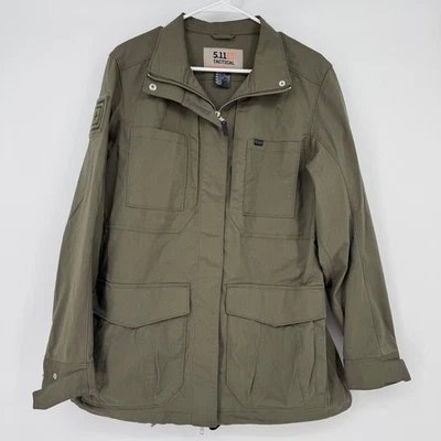 5.11 Tactical Field Jacket Men's Large Green Utility M-65 Style Military Coat - Image 1 of 4