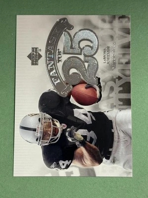 LaMont Jordan 2006 Upper Deck Fantasy Top 25 Oakland Raiders #F25-JO T1034 - Image 1 of 2