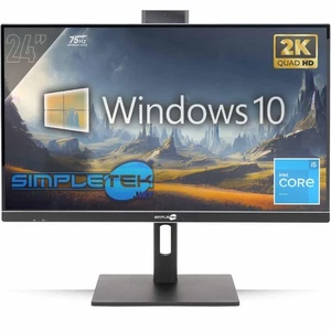 All In One 24" 2K 75Hz I5 Win 10 6Th Gen Ram 16Gb Ssd 960Gb Gpu Rx550 4Gb Gaming - Picture 1 of 9