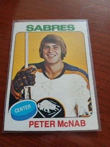 1975-76 Peter Mcnab O-Pee-Chee Card #252 Buffalo Sabers - Picture 1 of 1