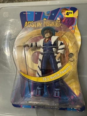Figura de acción Mezco Toyz años 70 Austin Powers 2002 sellada nueva Foto 1 de 4