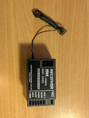 JR (JAPAN REMOTE) NER-326X ABC&W RECEIVER 6 CHANNEL RC 35 MHZ FM PPM - Image 1 of 2