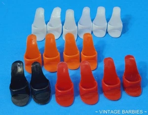 (16) Single Vintage Barbie Doll OT Open Toe Heels / Shoes Near Mint ~ 1960's - Picture 1 of 7