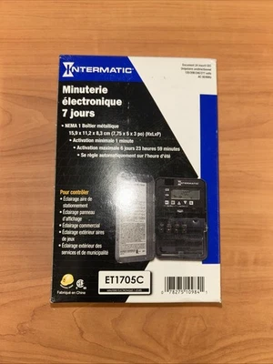 7-day programmable electronic time switch (model ET1705C) - Image 1 of 2