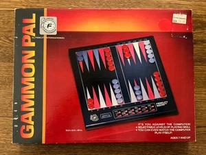 RARE Gammon Pal Backgammon Computer Fidelity International 8006 Vintage - Picture 1 of 3