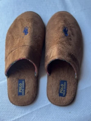 POLO RALPH LAUREN CLEARENCE PANTUFLAS HOMBRE CUADROS EE. UU. Talla 10 PRECIADO Foto 1 de 4