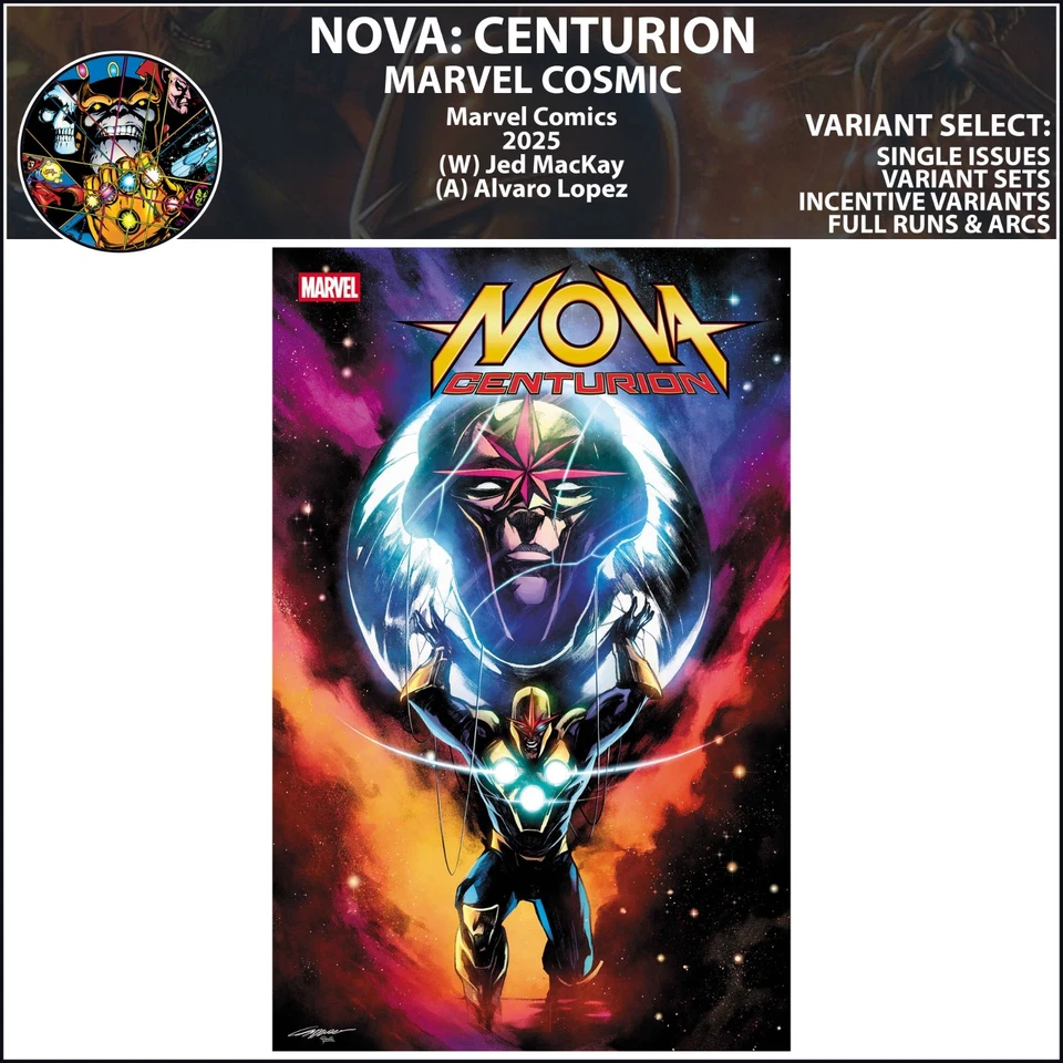 Nova: Centurion (2025) #1 Marvel Comics SELECCIONAR PORTADA Foto 1 de 1