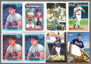 1992 Donruss Ryan Klesko Atlanta Braves RC's 8 cards FREE Shipping - Picture 1 of 2